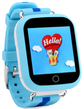 Детские часы с GPS-трекером Smart Baby Watch Wonlex GW200S голубые  - Умные часы с GPS Wonlex - Wonlex GW200s (Q100) - Магазин часов с gps Wonlex